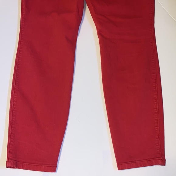 Torrid Red Ankle Cropped Skinny Jean Leggings - Women’s Size 16S - Picture 6 of 8